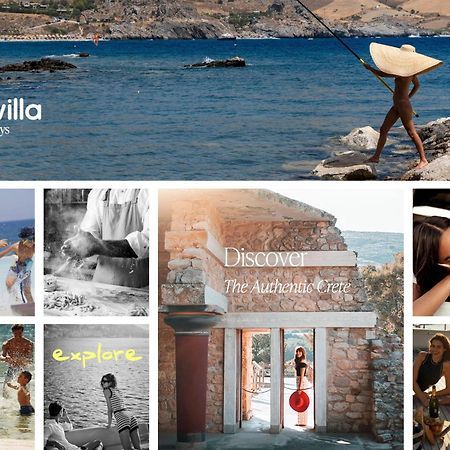 Athina Luxury Villa, With Pool & Walk To The Beach, By Thinkvilla Chania  Exterior foto